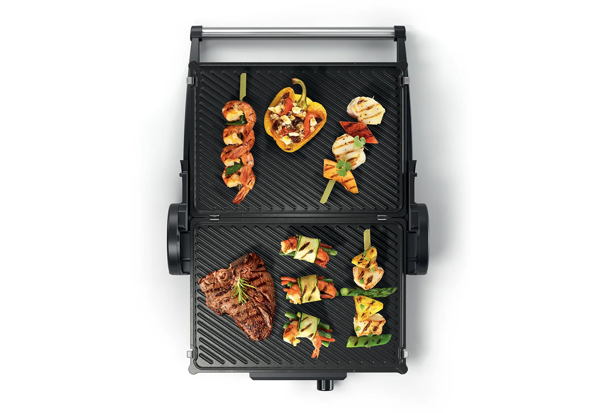 Απεικονίζεται η χρήση της σαν γκριλιέρα